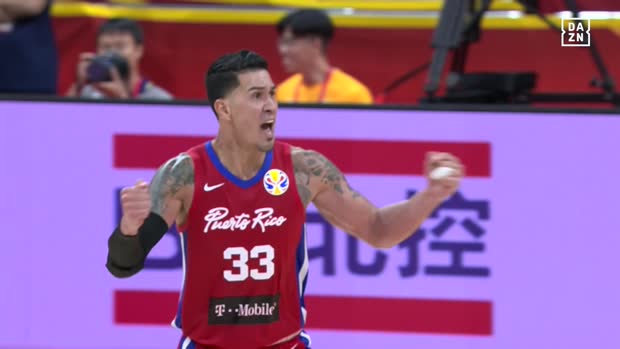 プエルトリコ代表デービッド・ウエルタスが32得点の活躍 - FIBAバスケットボールW杯