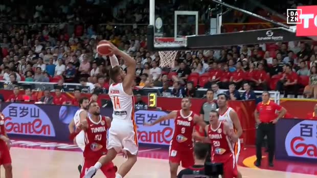 【ハイライト】スペイン v チュニジア - FIBAバスケットボールW杯