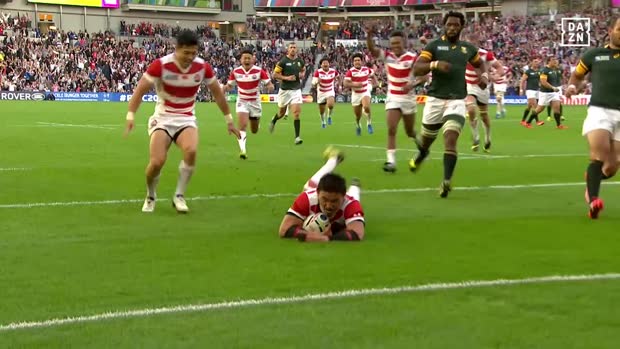 【RWC2015南アフリカ戦を振り返る】華麗なパスワークから五郎丸がトライ