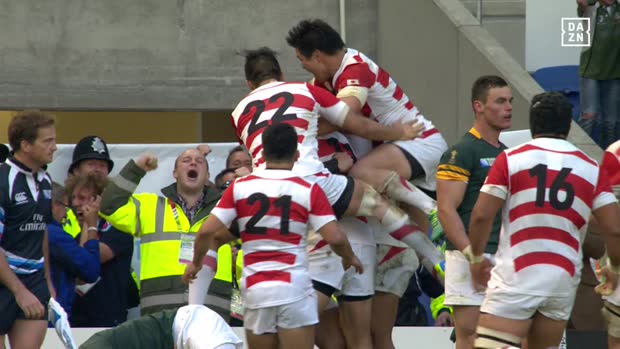 【RWC2015南アフリカ戦を振り返る】ヘスケスの逆転トライで史上最大のアップセット達成