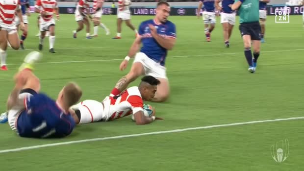 RWC日本代表最初のトライは脅威のスピードを誇る松島幸太朗